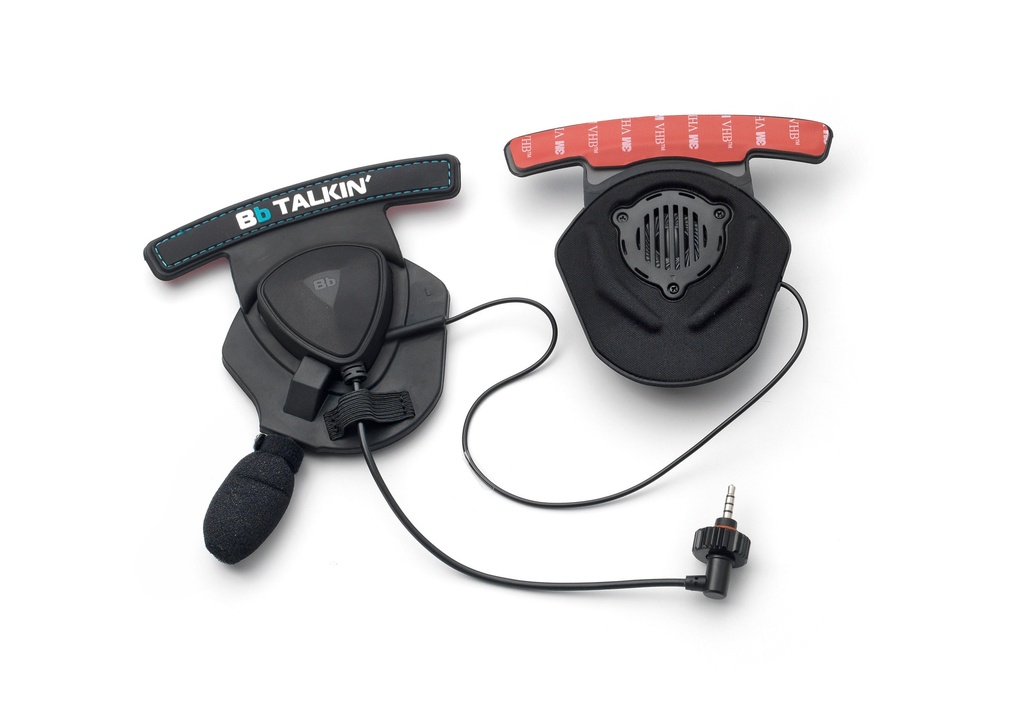 Support micro-écouteur double pour casque